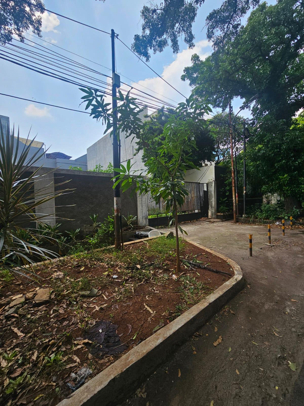 For sale kavling siap bangun Panglima Polim row jalan utama