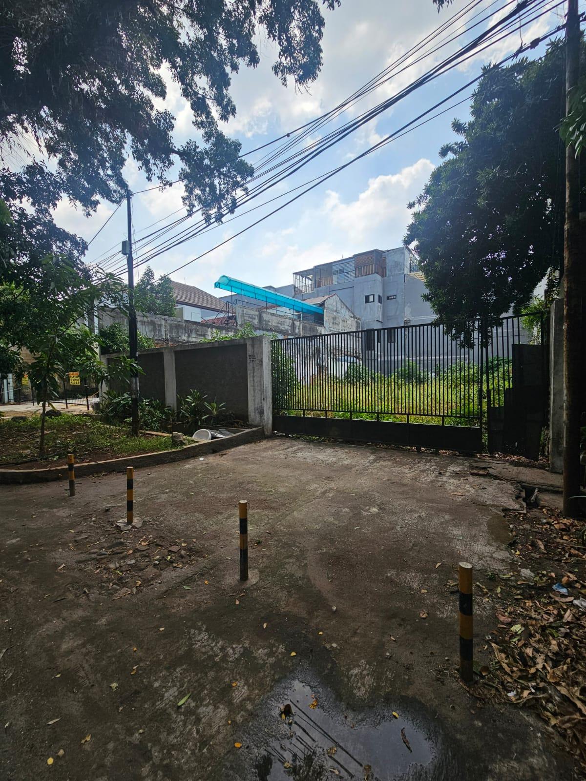 For sale kavling siap bangun Panglima Polim row jalan utama