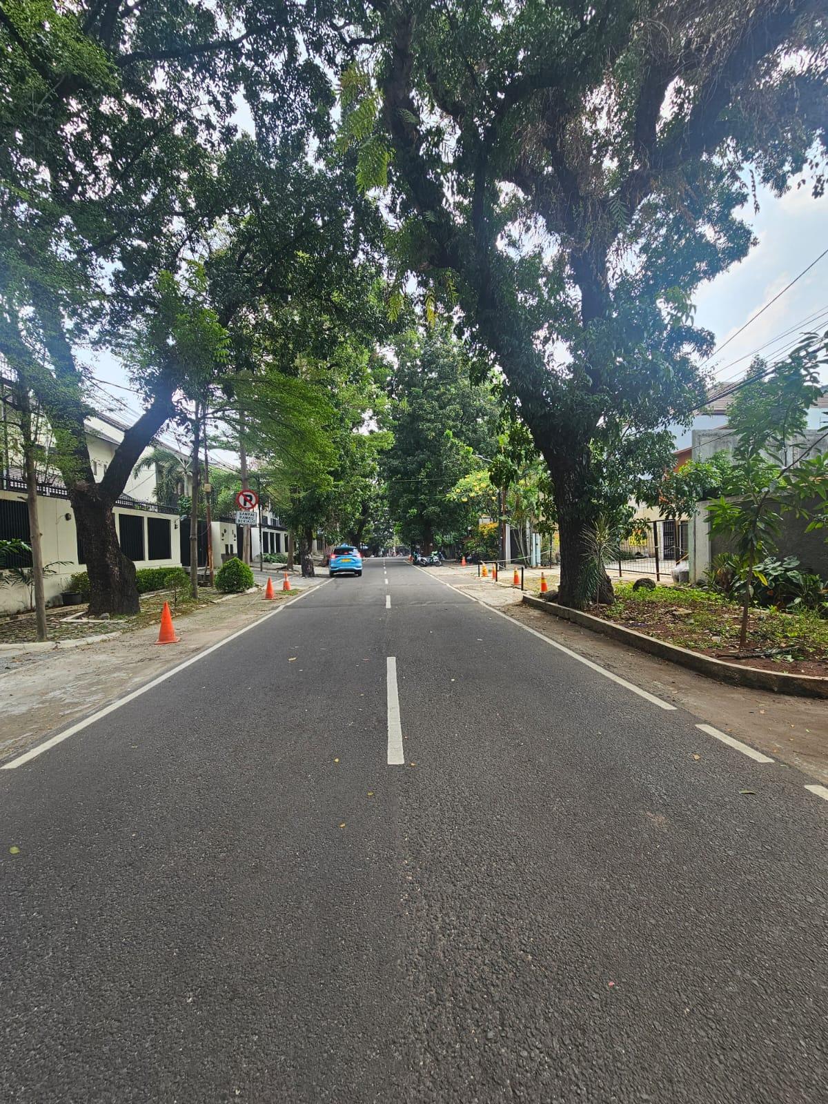 For sale kavling siap bangun Panglima Polim row jalan utama