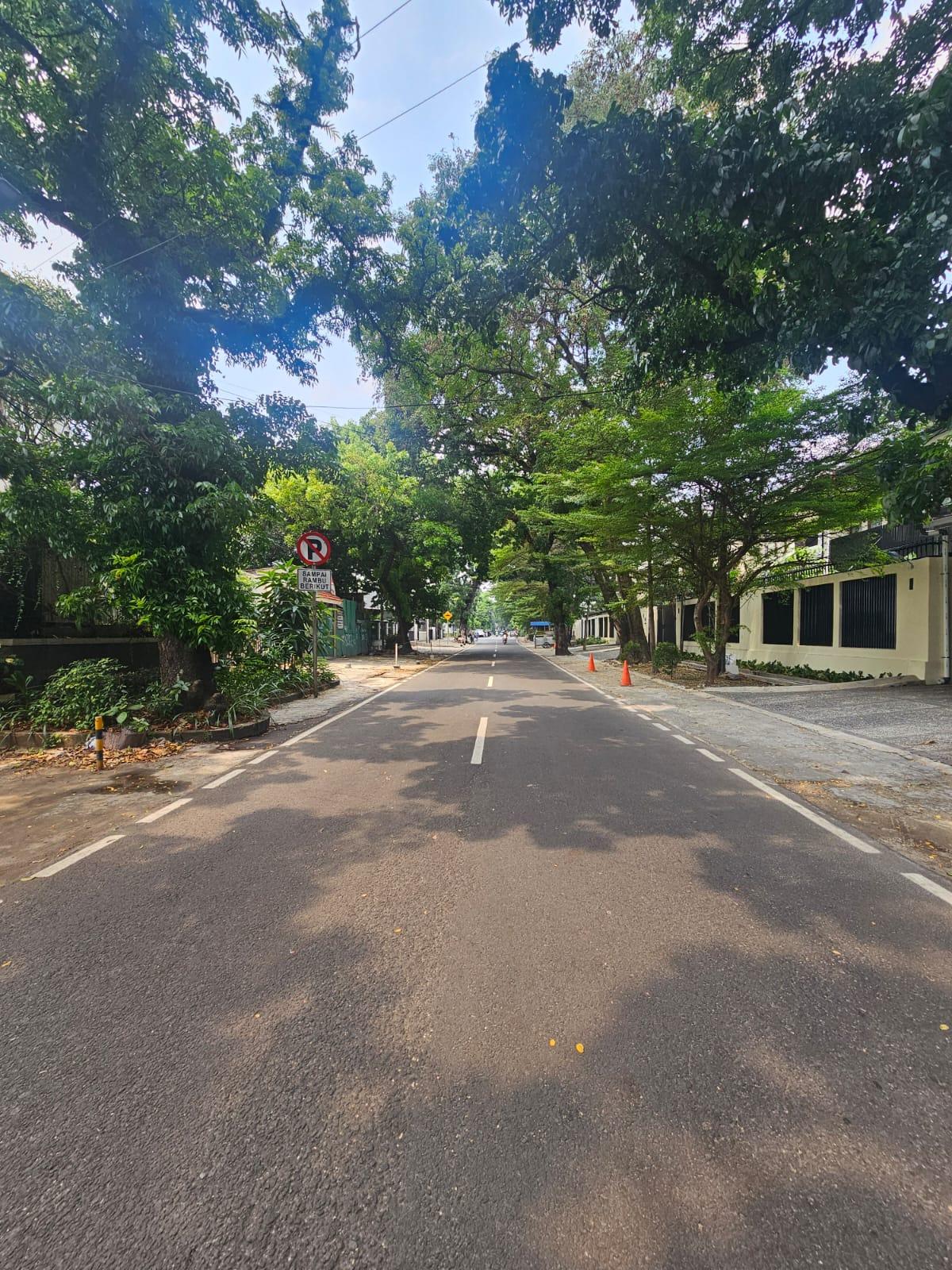 For sale kavling siap bangun Panglima Polim row jalan utama