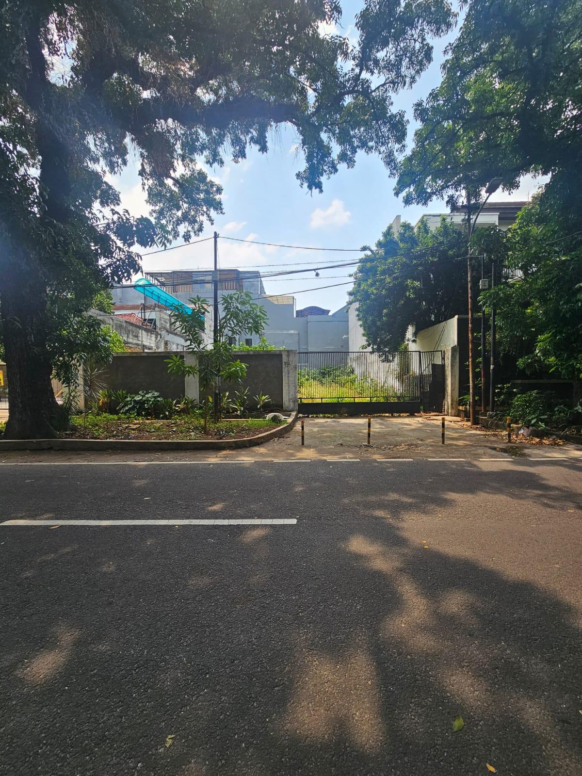 For sale kavling siap bangun Panglima Polim row jalan utama