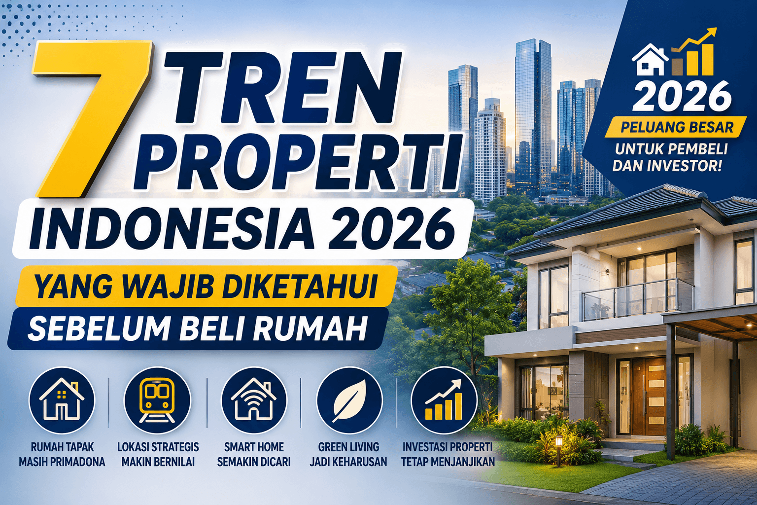 7 Tren Properti Indonesia 2026 yang Wajib Diketahui Sebelum Beli Rumah