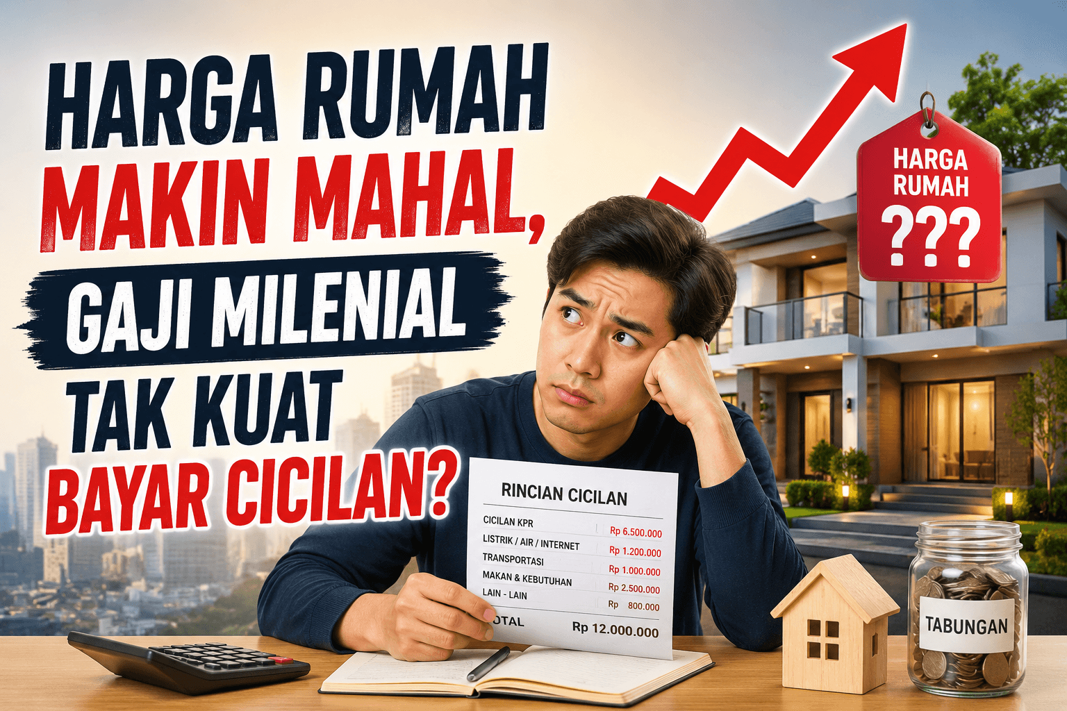 Harga Rumah Makin Mahal, Gaji Milenial Tak Kuat Bayar Cicilan?